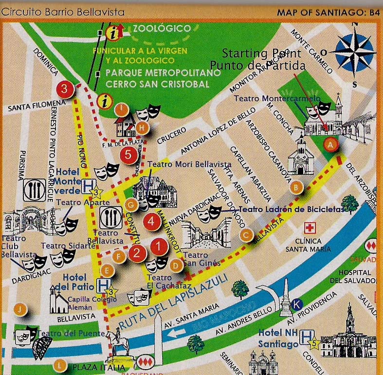 To See Map and Information of neigborhood Bellavista