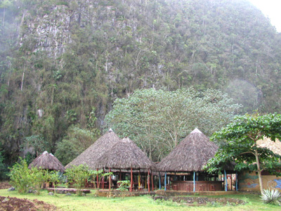 Restaurant de Bohios en Viñales