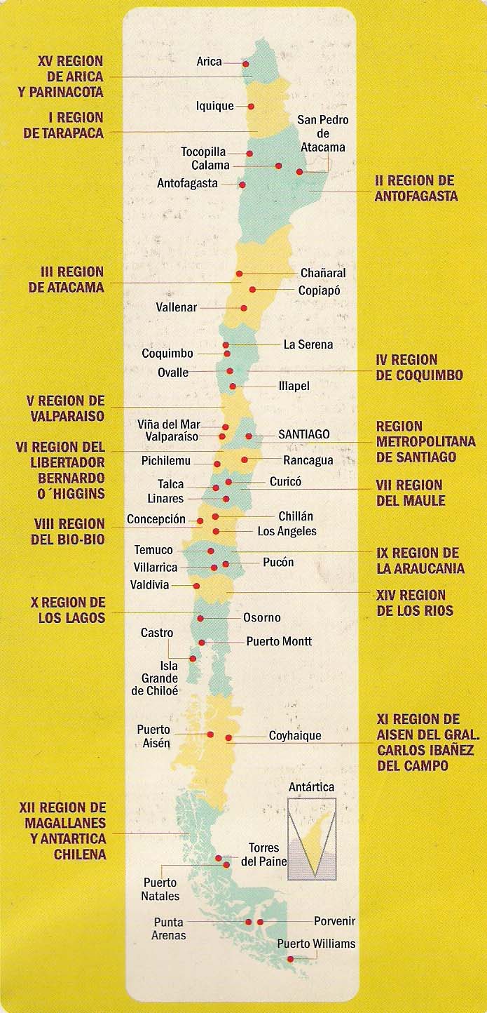 Mapas de Ciudades de Chile