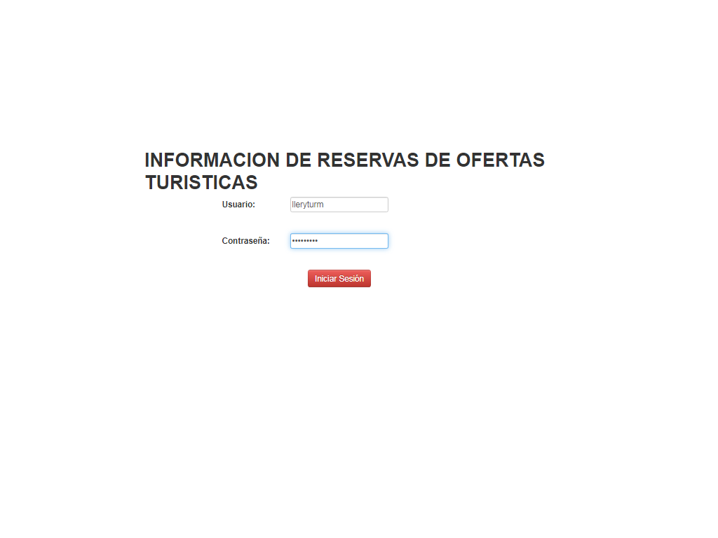 Estado de las Reservas de los Servicios