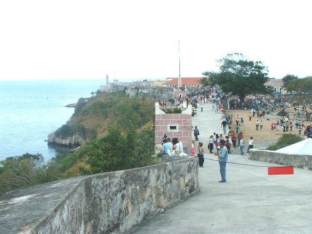 Vista desde una de las partes altas de la Fortaleza. Dar Clic para ampliar la Foto