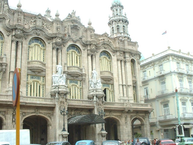 El Gran teatro de La Habana en La Habana Vieja